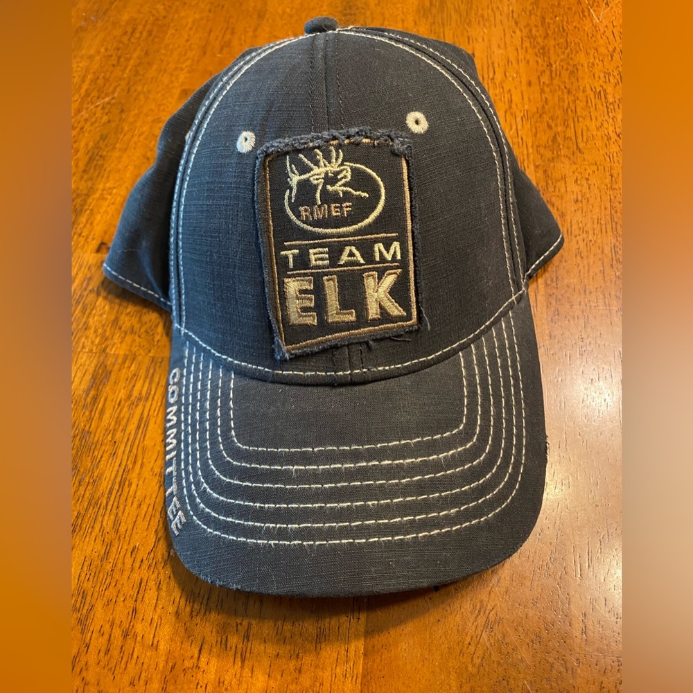 RMEF Team Elk baseball hat.  Strap back. Committe